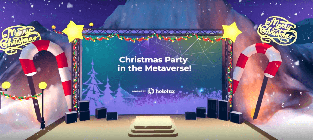 Christmas Party in Metaverse by Hololux