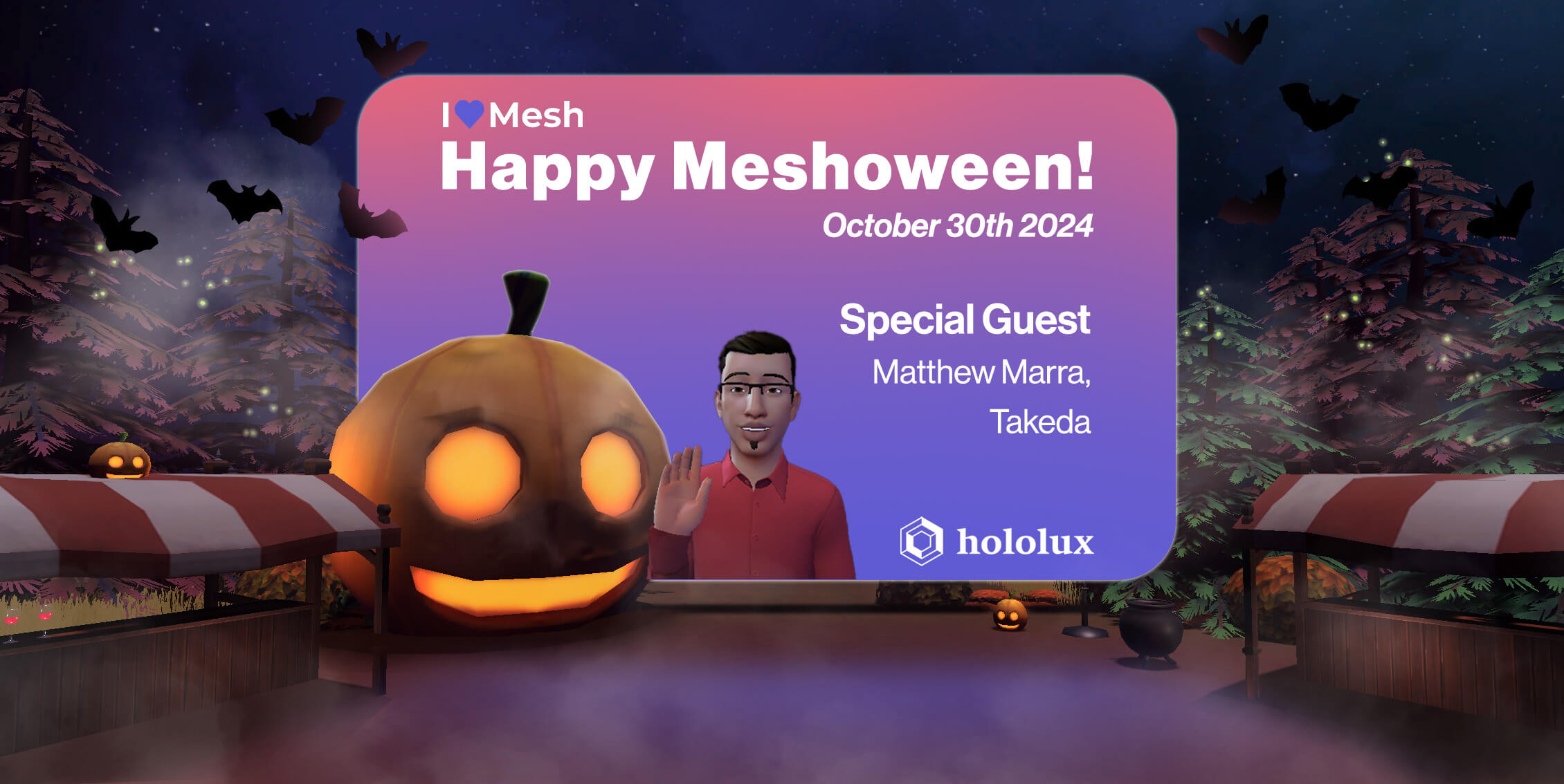 Featured image for “Meshoween 2024: Experience Halloween in Microsoft Mesh! 🎃”